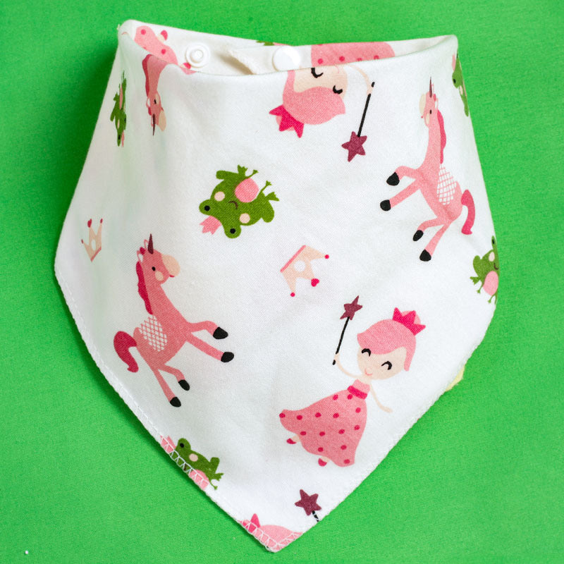 Baby Drooling Towel Baby Triangle Towel Double Layer According To The Buckle Newborn Child Headscarf Bib Scarf Spring And Summer Four Seasons - Korvel