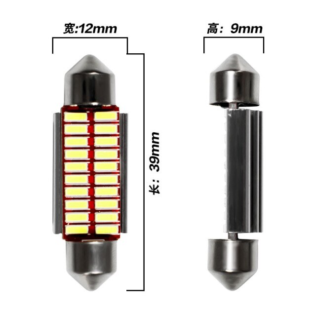 Bombilla Festoon LED Premium - Tamaños de 31mm, 36mm, 39mm, 42mm