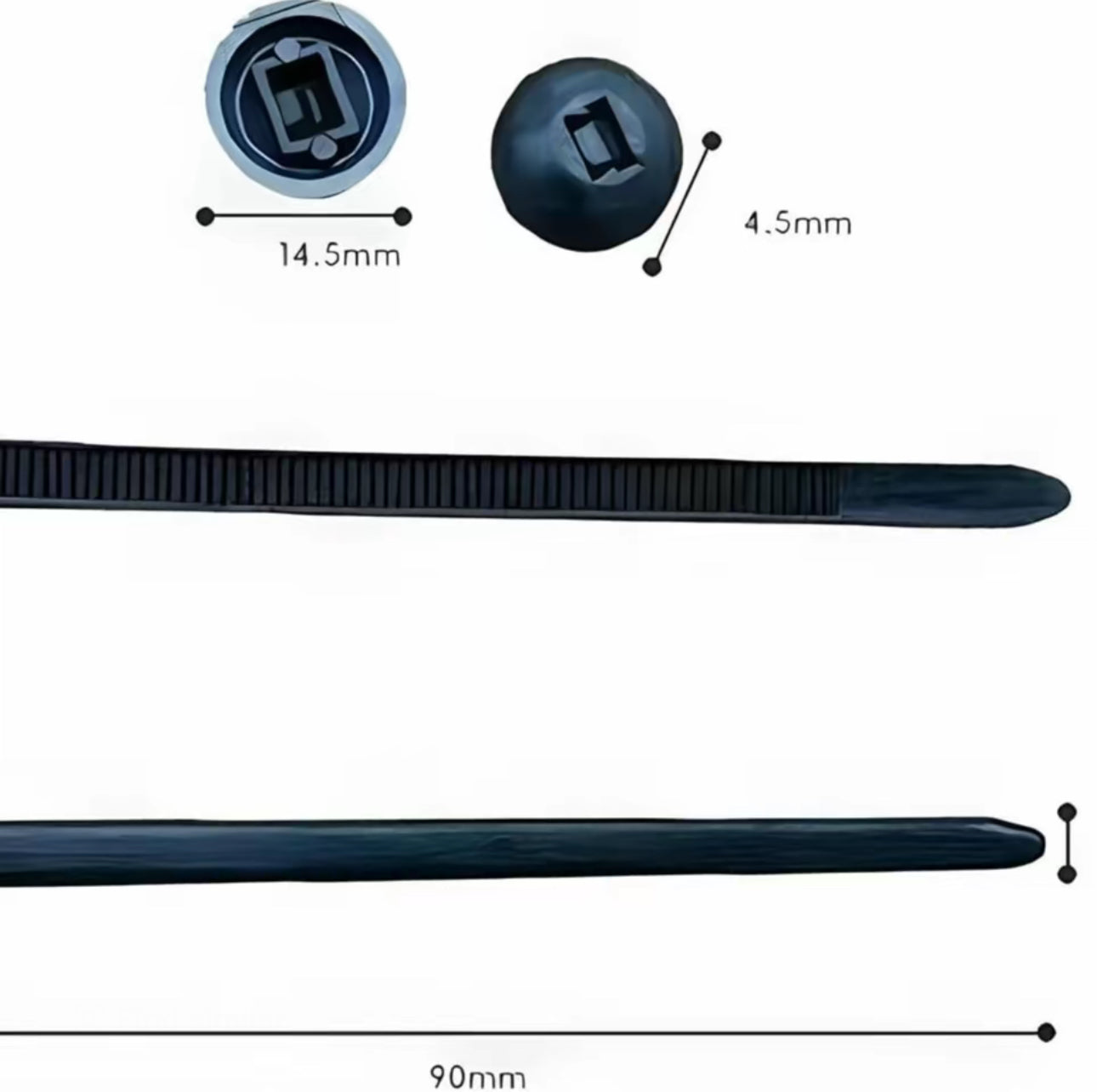 ZipLock Pro Heavy Duty Cable Ties - 50PCS Set