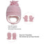 Ensemble de bonnet et gants adorable pour bébé garçon avec oreilles
