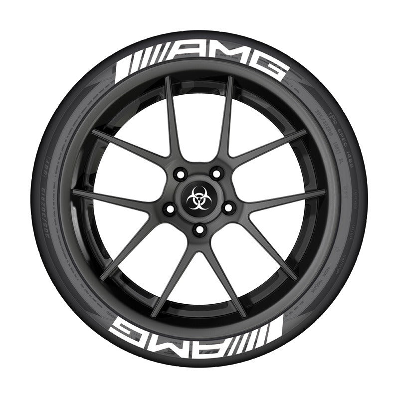 Premium 3D AMG Car Tire Sticker for Stylish Decoration