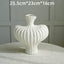 High-End Plastic Imitation Ceramic Vase for Elegant Home Decor