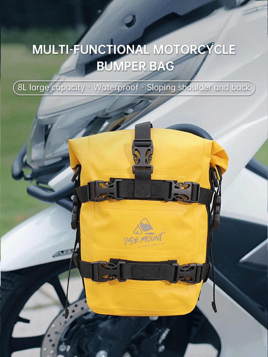 Premium Motorcycle Bumper Bag - Waterproof & Spacious