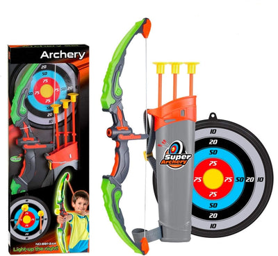 Children's LED Archery Set with Suction Cup Arrows