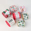Christmas decoration ribbon, cedar pattern printed ribbon, bow tie, Christmas decoration ribbon, holiday ribbon - Korvel