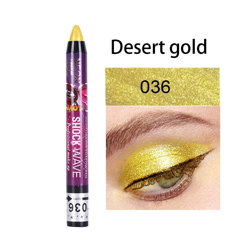 KISS SUSY 36 color eye shadow pencil stick lip pencil 2 in 1 is not easy to smudge - Korvel