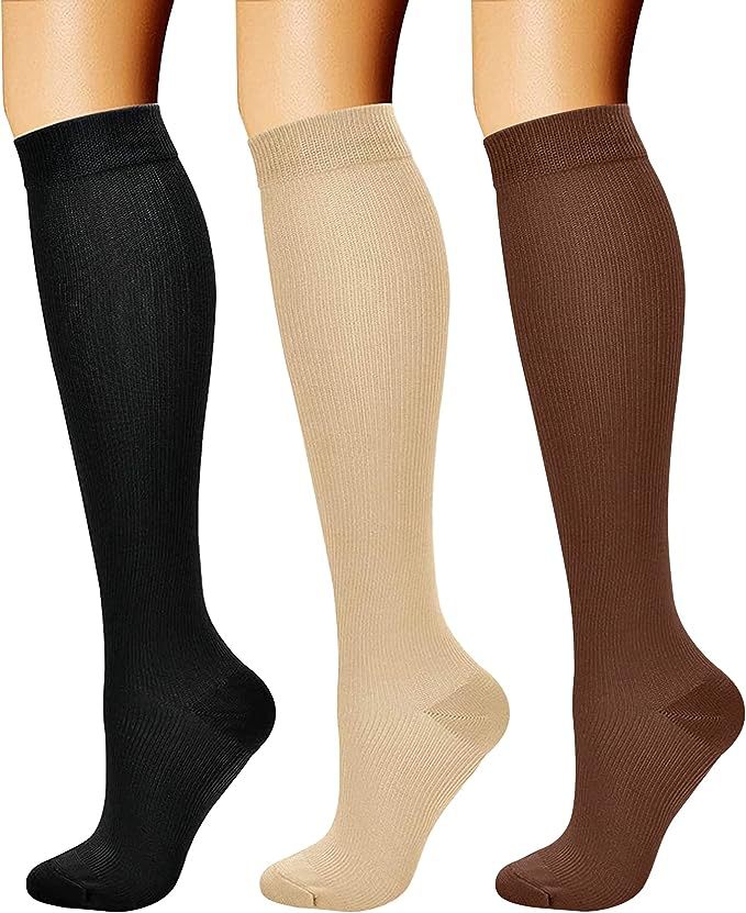 Sports pressure socks long tube socks calf socks compression socks skipping rope elastic cycling socks - Korvel