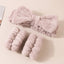 Butterfly Bow Headband & Wrist Strap Set - 3 Pieces