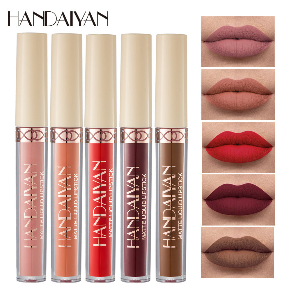 HANDAIYAN Popular Matte Matte Velvet 12 Colors Lip Gloss Liquid Lipstick Lip Glaze - Korvel