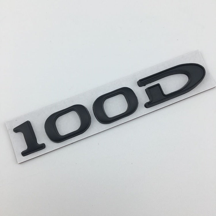 Premium Metal Tail Label Sticker for Tesla Models
