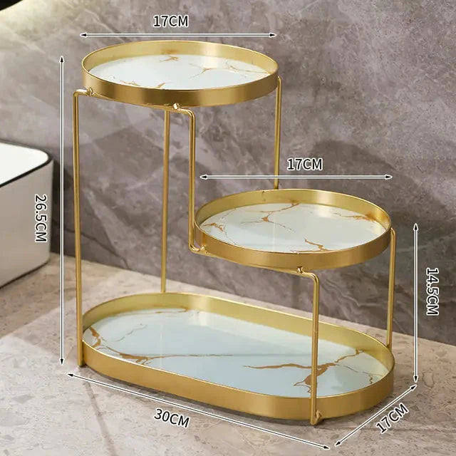 Organisateur de Cosmétiques de Salle de Bain Élégant