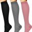 Sports pressure socks long tube socks calf socks compression socks skipping rope elastic cycling socks - Korvel