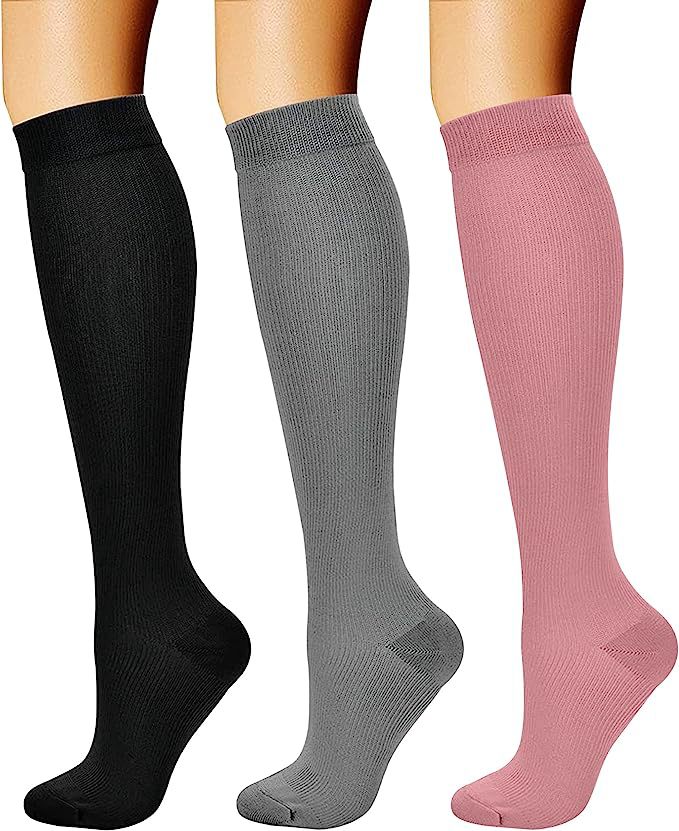 Sports pressure socks long tube socks calf socks compression socks skipping rope elastic cycling socks - Korvel