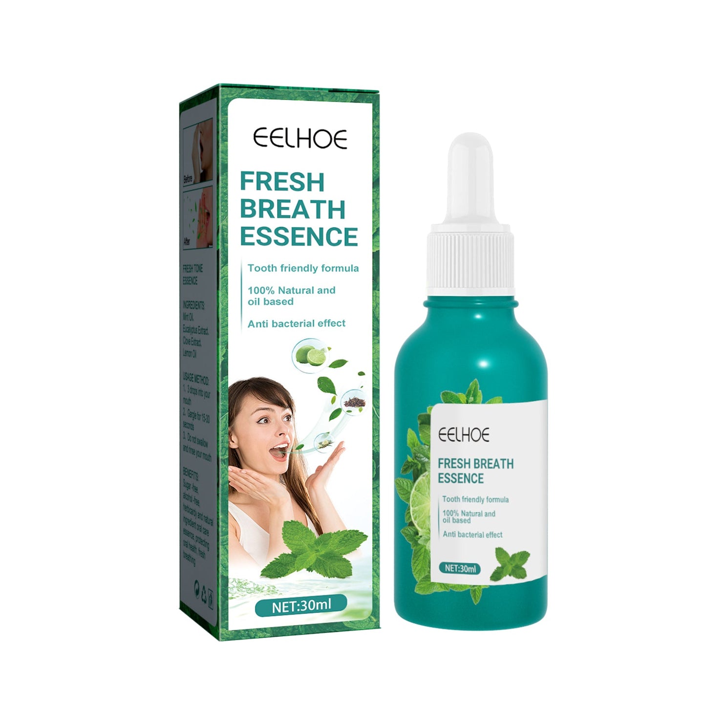 Essence de Fraîcheur - Spray Oral Parfumé à la Menthe
