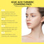 Pad de limpieza y exfoliación facial de cúrcuma