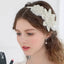 Handmade Crystal Flower Headband for Bridal Elegance