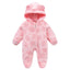 Baby cartoon hooded jumpsuit baby crawling suit - Korvel