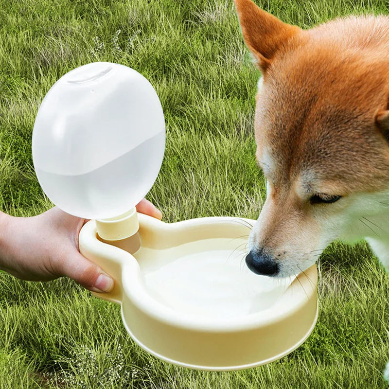 500ml Portable Cat Dog Water Bottle Sealed Travel Puppy Cats Fold Drinking Bowl Outdoor Pet Water Dispenser Feeder Pet Supplies - Korvel
