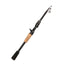 1.5 - 2.4M Telescopic Carbon Fishing Rod Rotary Baitcasting (8 - 25g) with Wooden Handle - Korvel