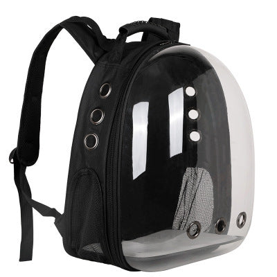 Cat Bag Panoramic Space Capsule Space Bag Pet Bag Portable Backpack Porous Breathable And Light Proof Expandable Cat Bag - Korvel