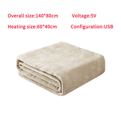 USB Electric Blanket - Cozy Flannel Comfort