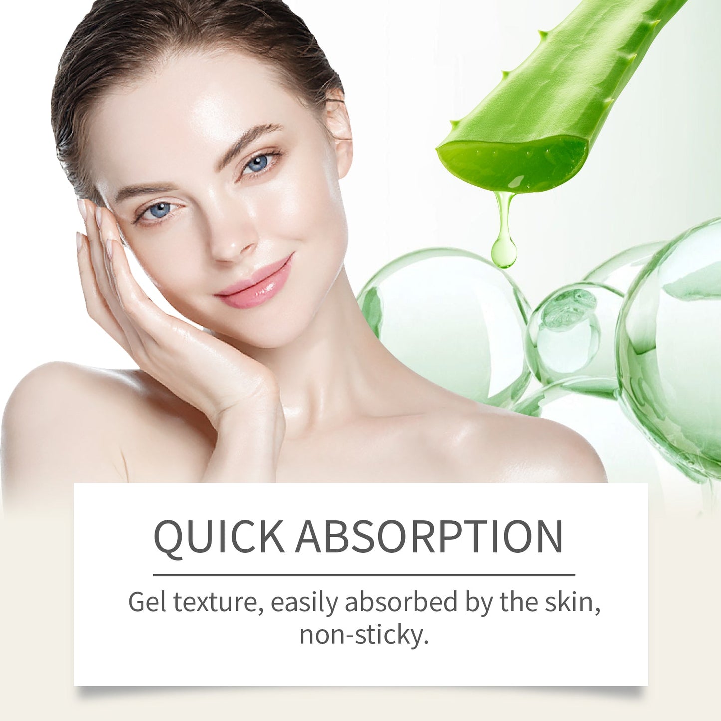 Gel Hidratante Nutritivo de Aloe Vera para Piel Hidratada