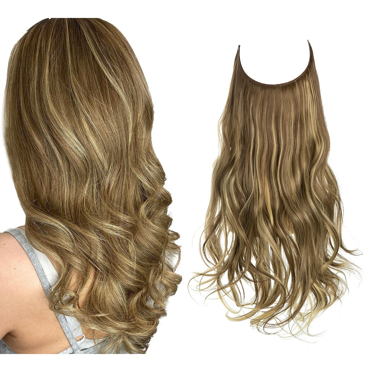 Premium Long Curly Hair Extension - High Temperature Silk