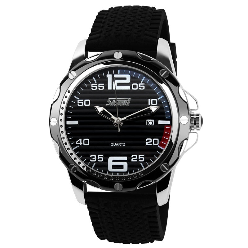 SKMEI 0992 Famous Brand  Sport Jelly Quartz Men Casual Watch Calendar Date Work For Luxury Brand Men Dress Wristwatch 30M Waterproof - Korvel
