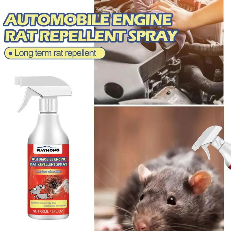 Spray répulsif premium contre les rongeurs pour voitures - 60ML