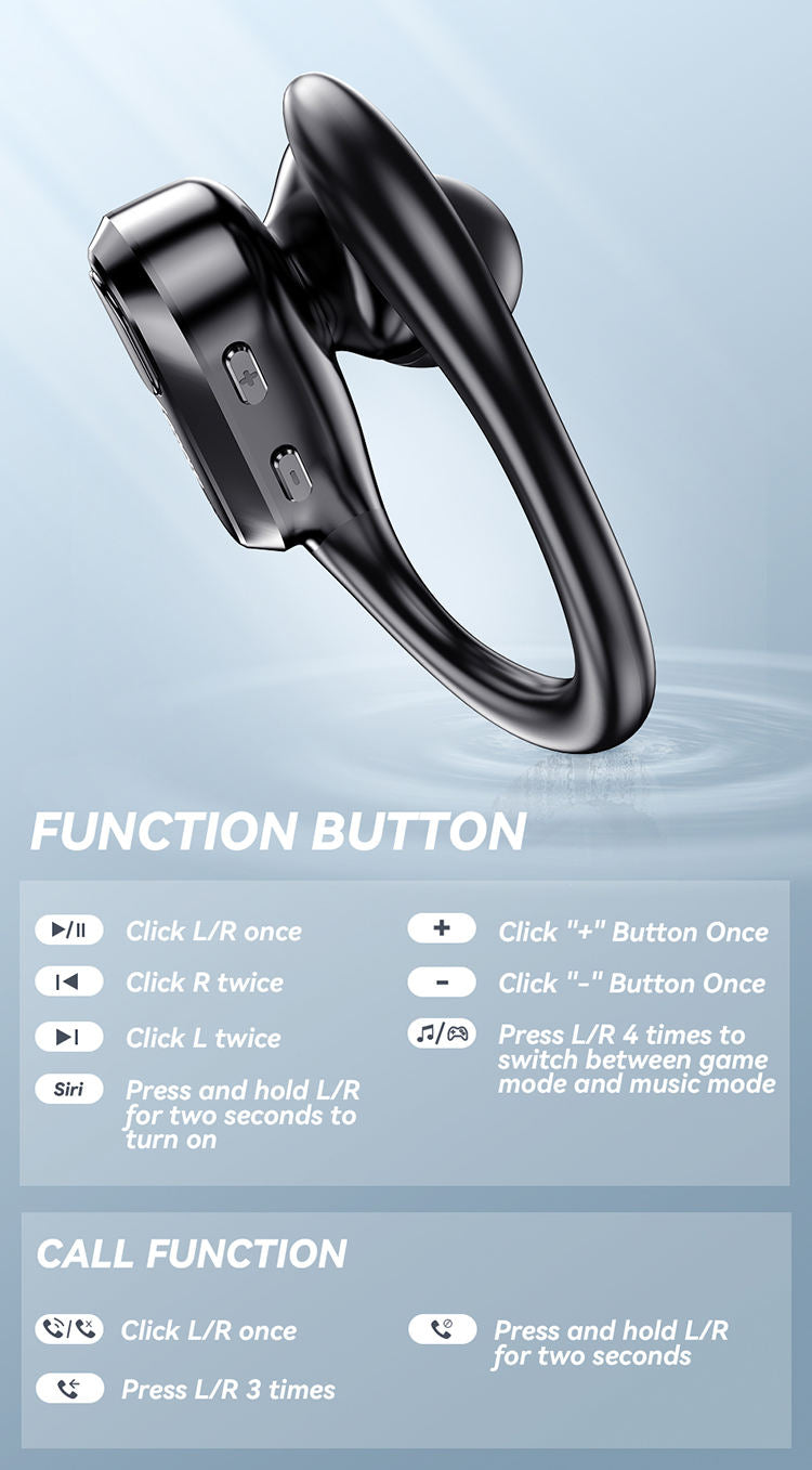Auriculares In-Ear Bluetooth Inalámbricos XT80 con Larga Duración de Batería