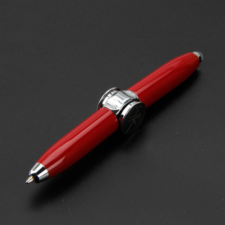 Rotating Luminous Finger Gyroscope Ballpoint Pen