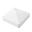 Line Post for White Vinyl Routed Fence Caps Included set of 2 - Korvel