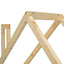 House-shaped Wooden writing Desk Kids study Table Bookshelf & Toy Storage Natural - Korvel