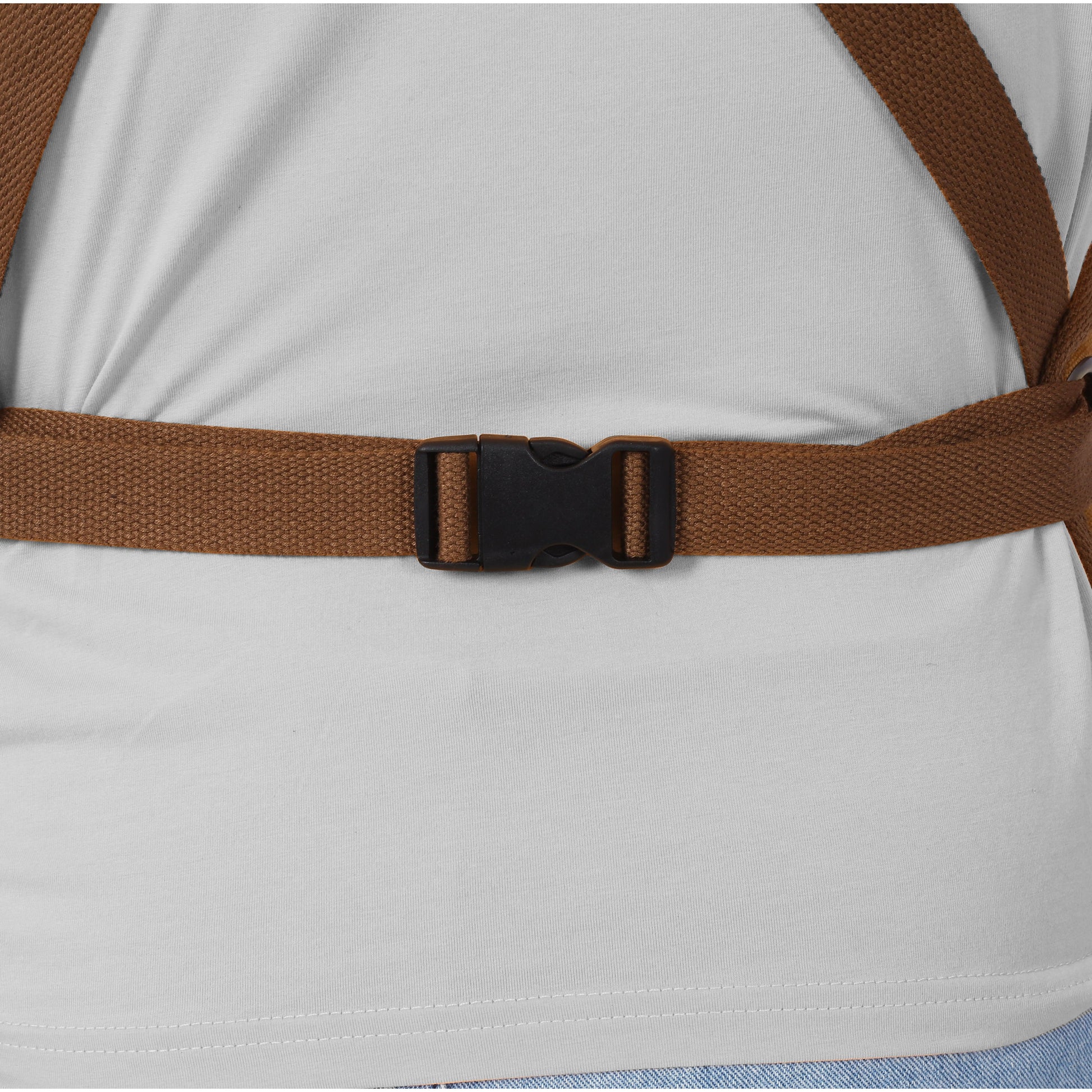 Long heavy-duty waxed canvas tool apron, carpenter apron, carpenter apron, carpenter waterproof 18 ounces - Korvel