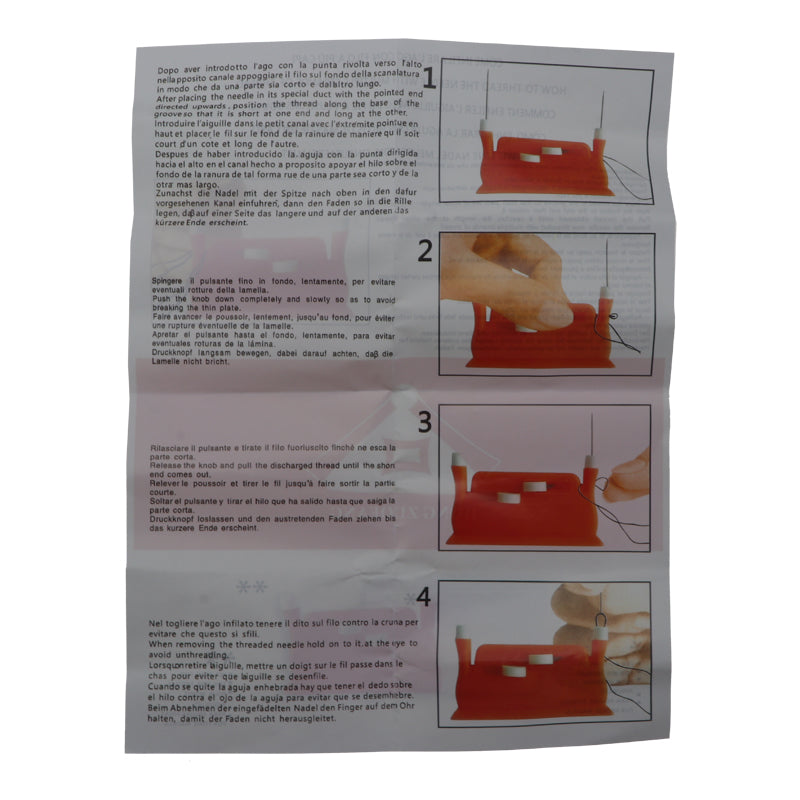 Premium Automatic Double-Headed Needle Threader Tool