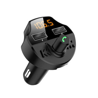Bluetooth 5.0 Car FM Transmitter with Dual USB Ports
