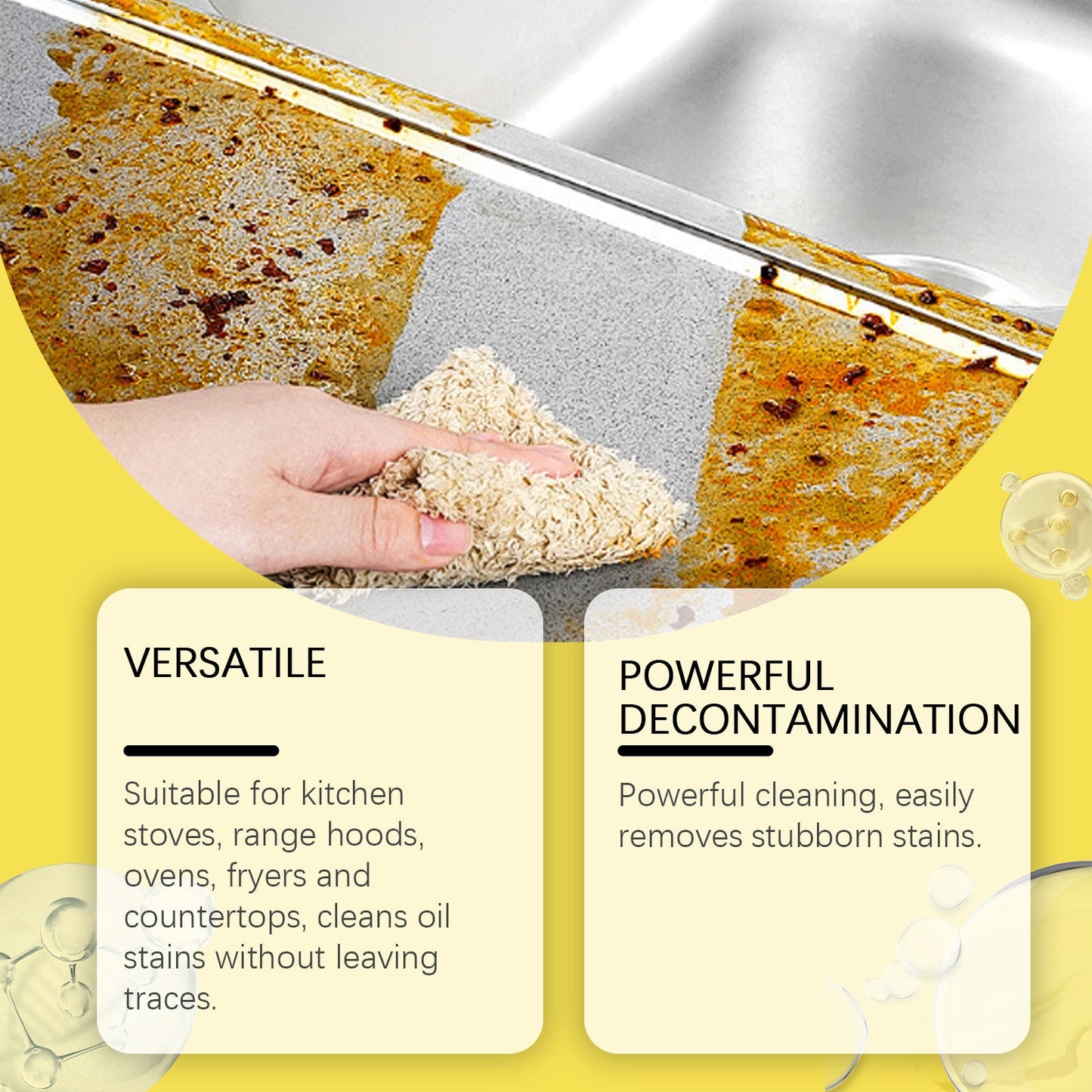Oil Cleaning Detergent Oil Cleaning Detergent Household And Outdoor Multi-Functional Decontamination Gentle Cleaning - Korvel
