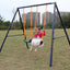 Two Station Swing Set for Children - Korvel