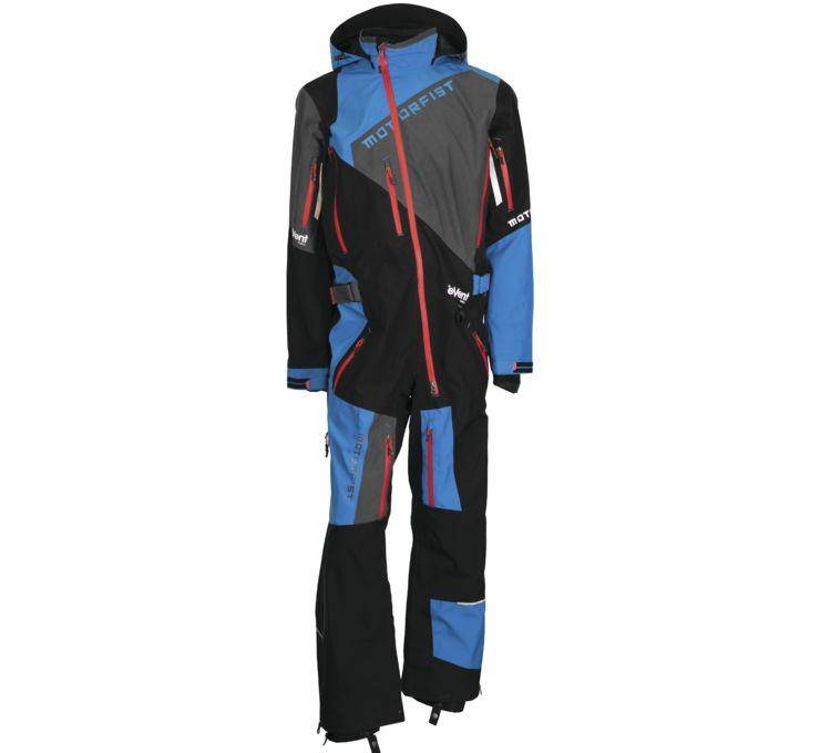 Motorfist Blitz II Performance Suit - Black/Blue - 2XL - Korvel