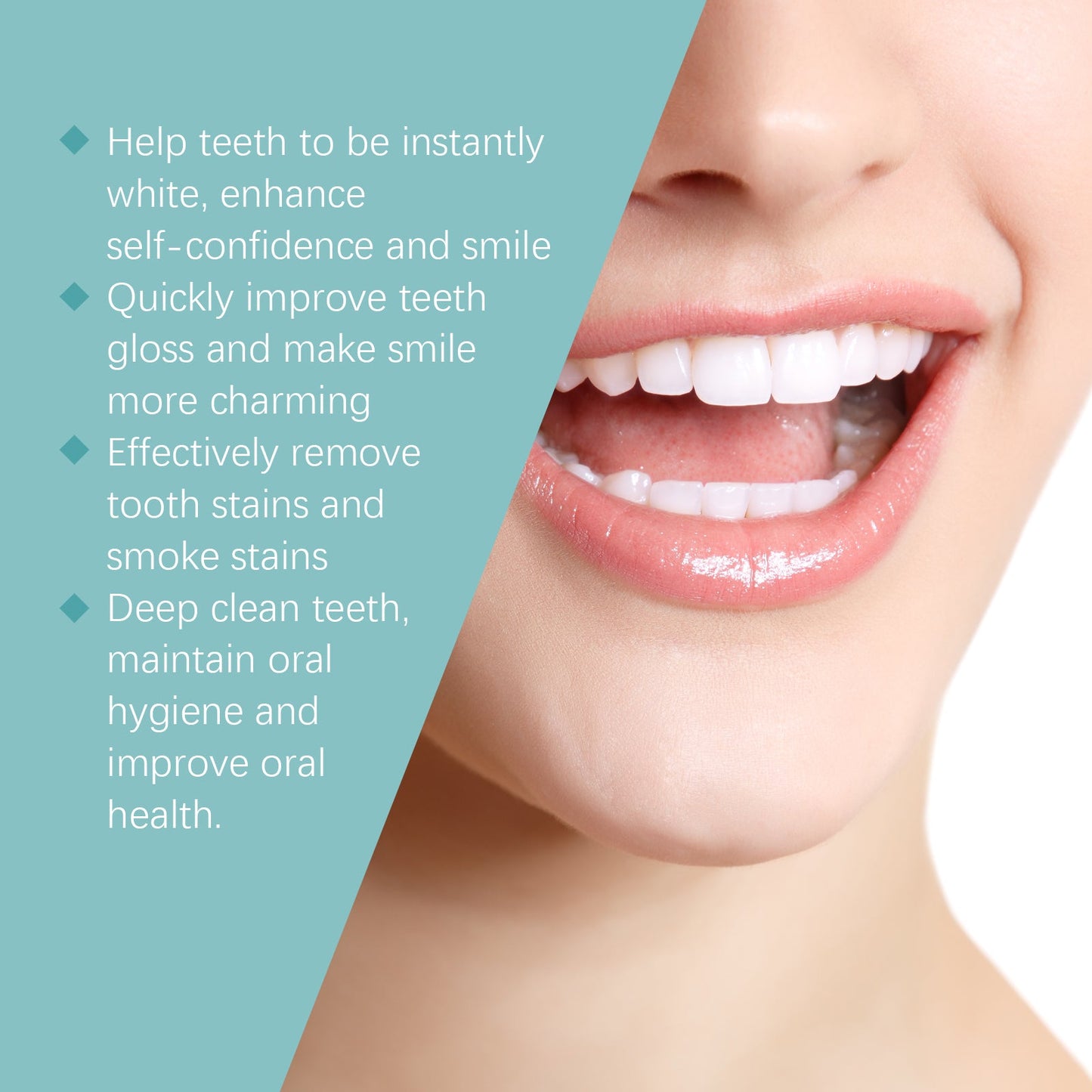 Premium Instant Tooth Whitening Paint for Bright Smiles