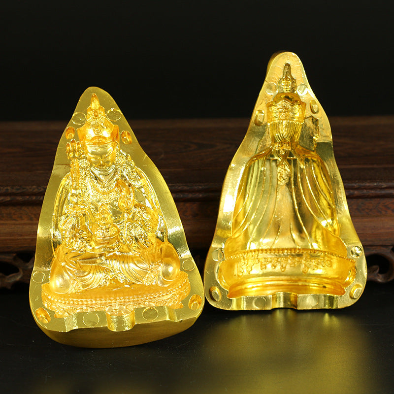 The mold is made of pottery clay, water and copper alloy, and is dedicated to Xizang Tridimensional Lotus Master - Korvel