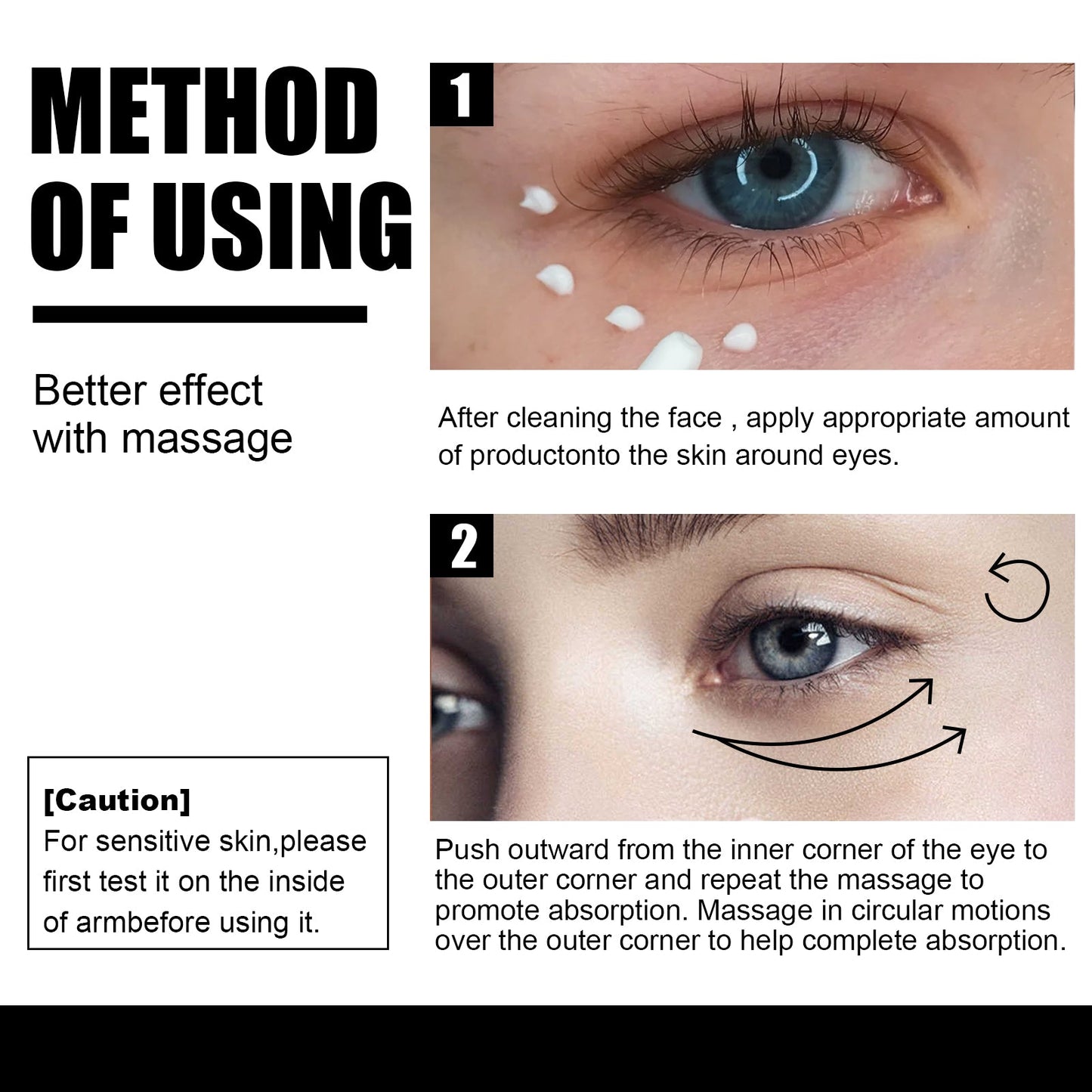 Snake Venom Eye Cream, Firming Eye Bags Hydrating And Reducing Fine Lines Eye Care Eye Cream - Korvel