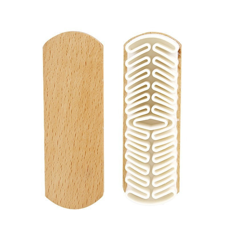 Suede Shoes Wooden Handle Raw Rubber Brush Cleaning Brush Suede Shoe Brush Cleaning Stain Removal TPR Brush - Korvel