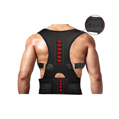 US-Posture-Corrector-Support-Magnetic-Back-Shoulder-Brace-Beltr-Men-Women SFC - Korvel
