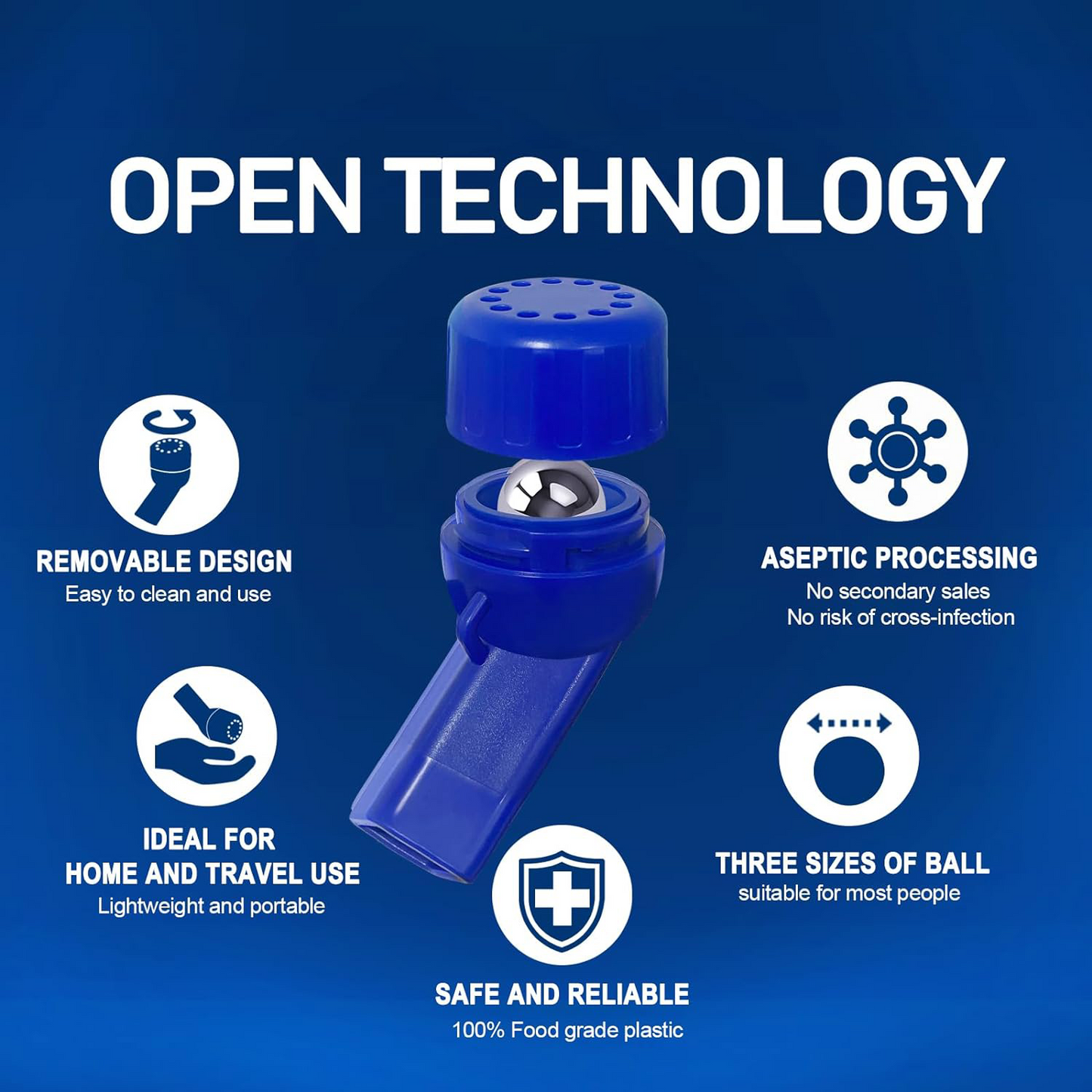 Portable Lung Exerciser Digital Incentive Device Breath Medical Breathing Exercise Device Trainer Lung Exerciser - Korvel