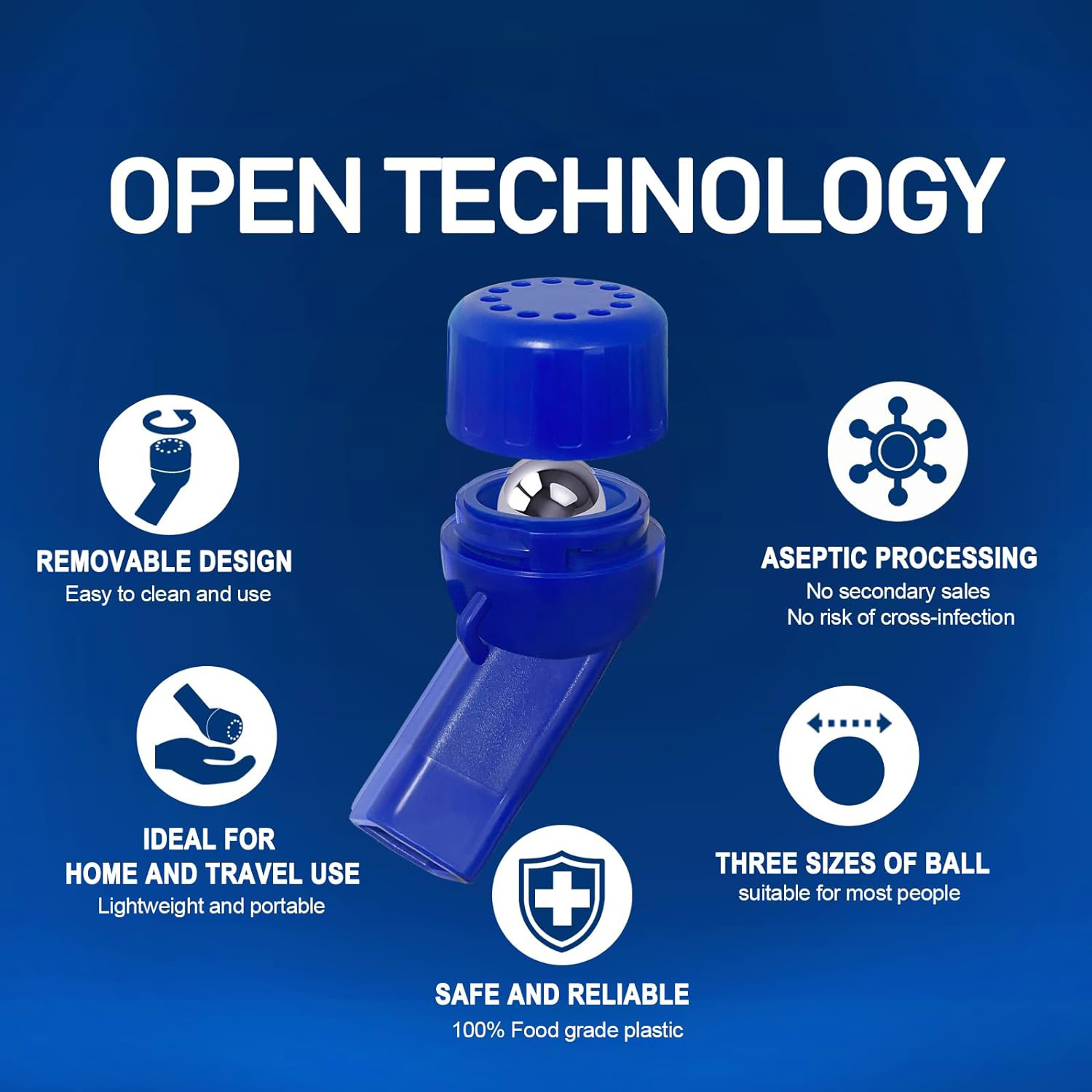 Portable Lung Exerciser Digital Incentive Device Breath Medical Breathing Exercise Device Trainer Lung Exerciser - Korvel