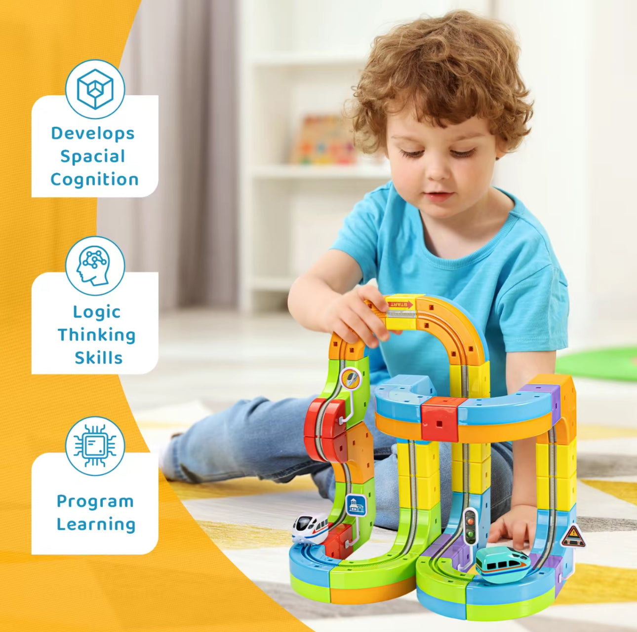 TrackBlaze Flex Train Set - Korvel