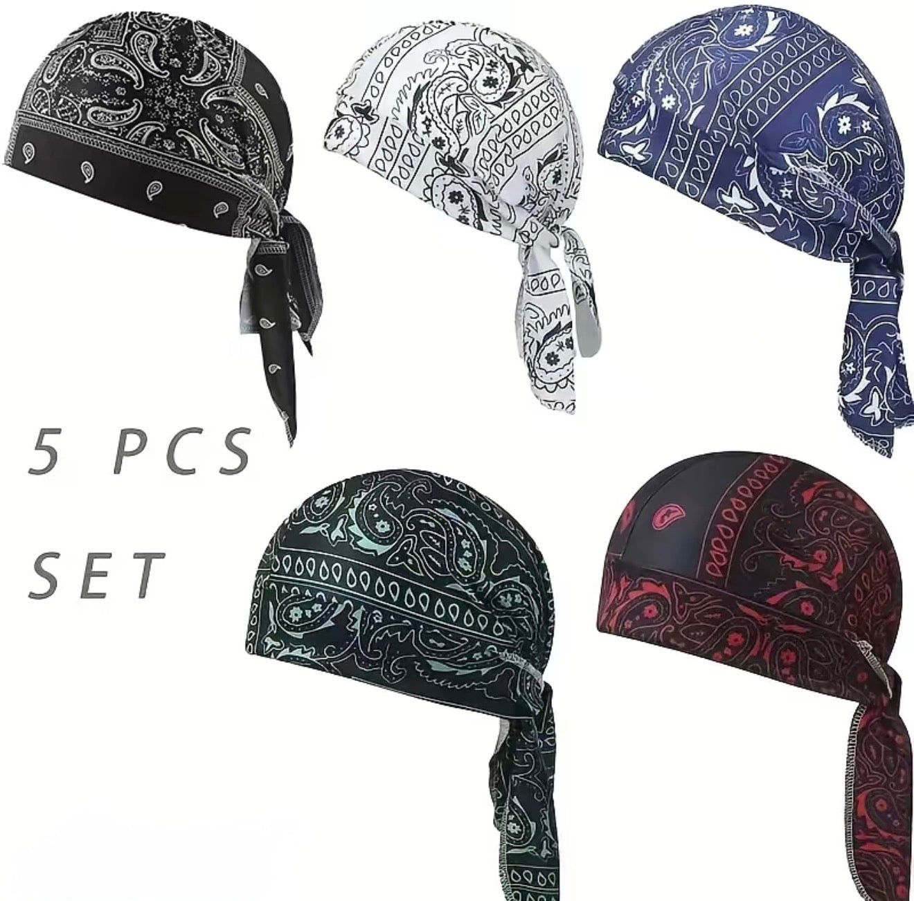 FlexCool Pirate Head Wrap Cap