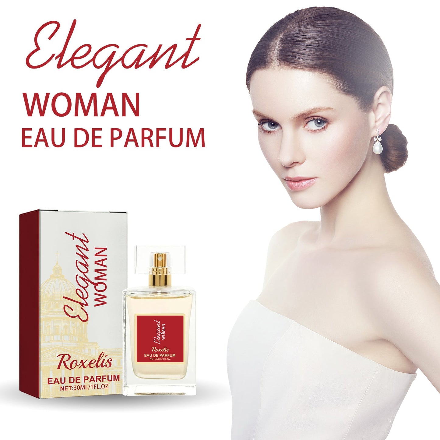 Elegant Woman Eau De Parfum, Natural Fresh Niche Light Elegant Flower Fruit Fragrance Wrist Behind Ear Lasting Fragrance Dating Atmosphere Perfume - Korvel