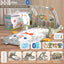 Kids Toys Hobbies Mat 4 IN 1 Baby Walker Gym Training Foldable Musical Paly Mats with Piano and Light - Korvel